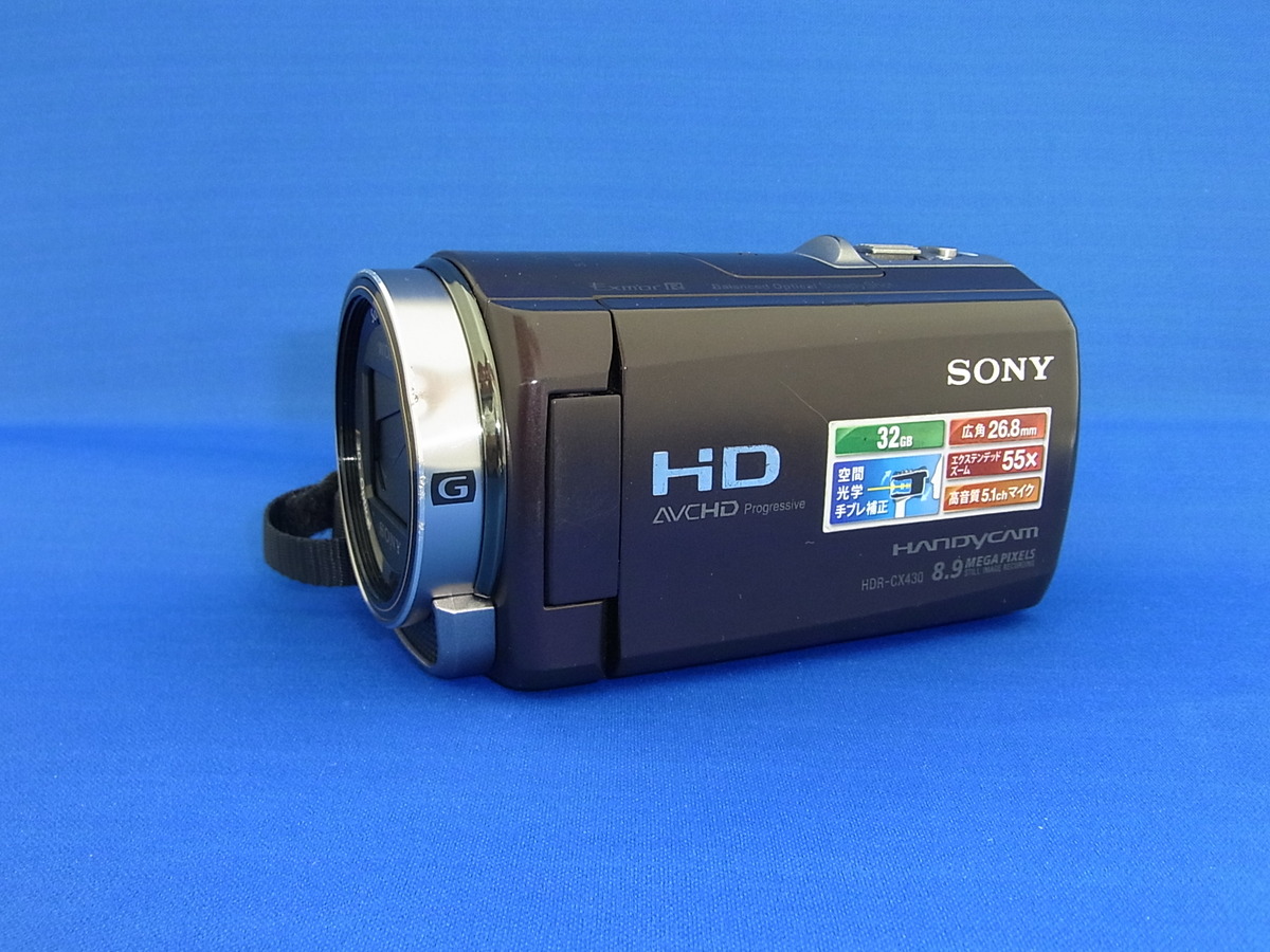 SONY HDR-CX430 ビデオカメラ 8.9メガピクセル 55倍ズーム（HDR