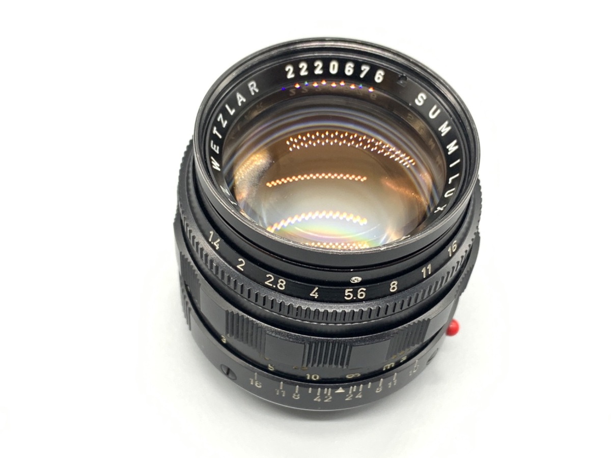 【中古】ライカ ズミルックスM 50mm F1.4 E43 ブラッククローム＆ブラックペイントハイブリッド