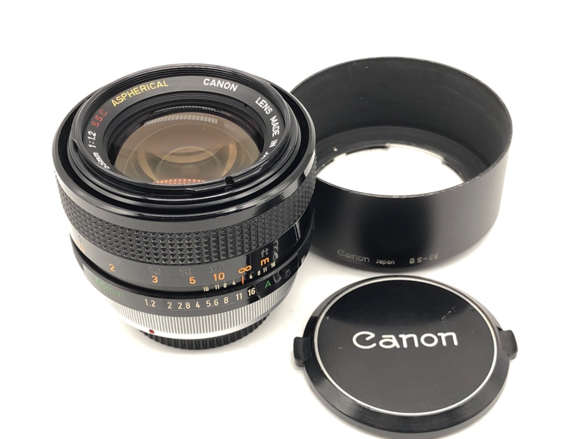 中古：B(並品)】キヤノン FD 55mm F1.2 SSC アスフェリカル