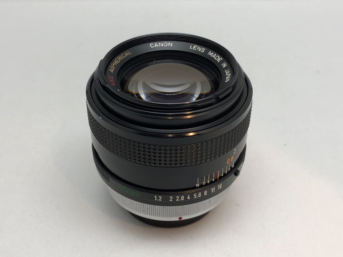 中古：C(やや難あり)】キヤノン FD 55mm F1.2 SSC アスフェリカル ...