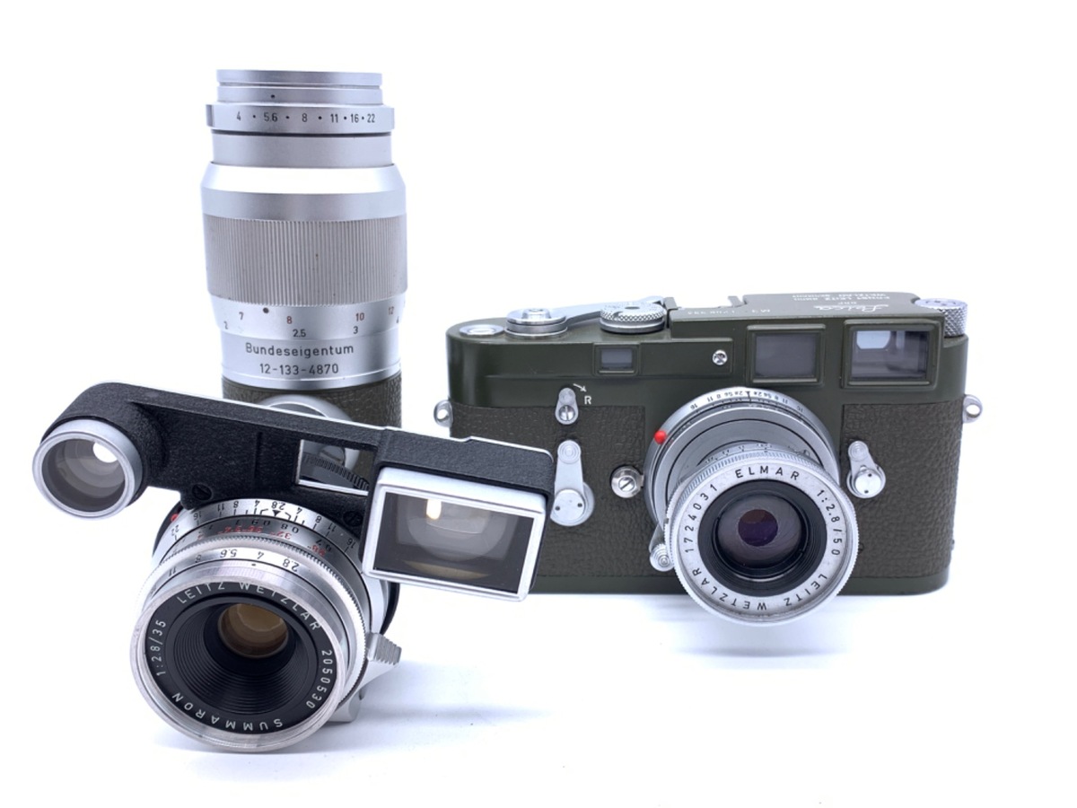 【中古】ライカ M3 オリーブ 50/2.8 35/2.8 135/4セット