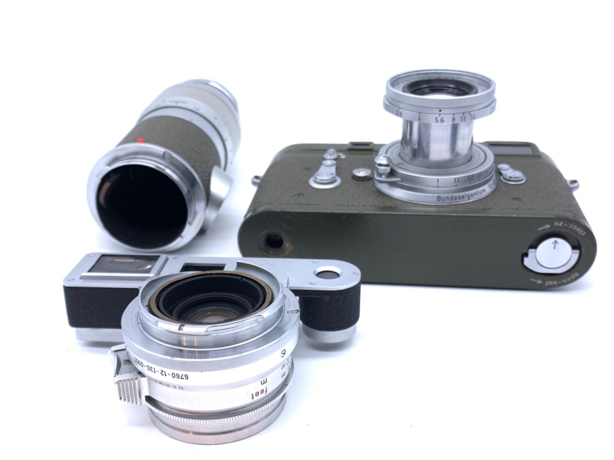 【中古】ライカ M3 オリーブ 50/2.8 35/2.8 135/4セット