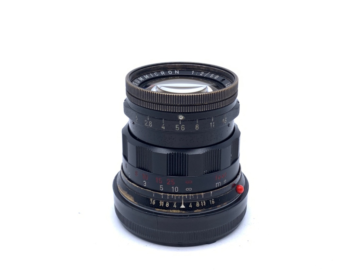 【中古】ライカ ズミクロンM 50mm F2 固定 後期 ブラックペイント