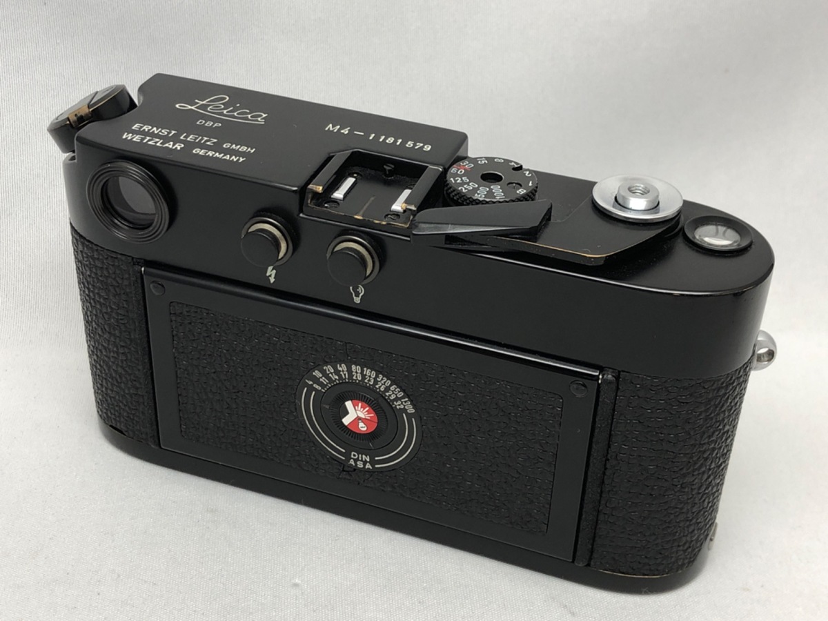 【中古】ライカ M4 ボディ ブラックペイント (シリアルナンバー1181501-1182000)