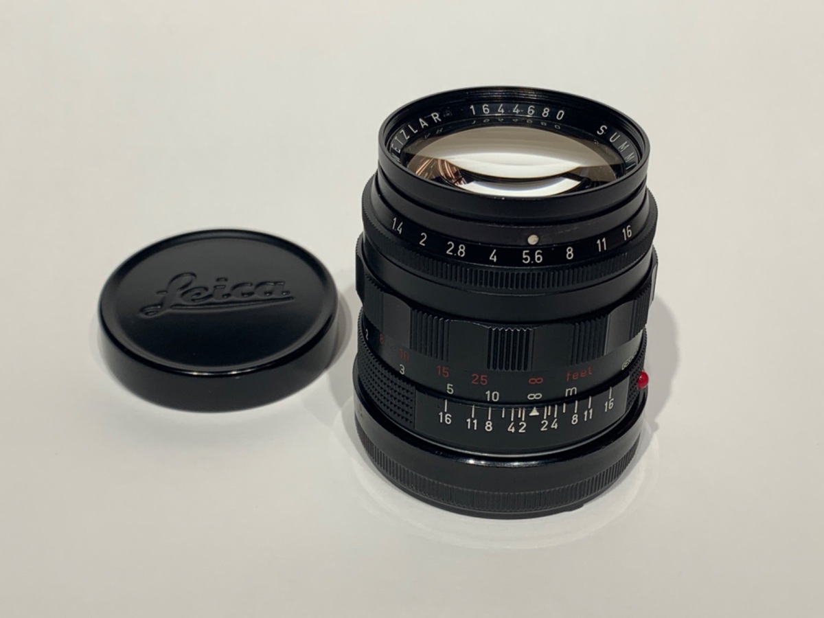 【中古】ライカ ズミルックスM 50mm F1.4 オリジナルブラックペイント 真鍮マウント