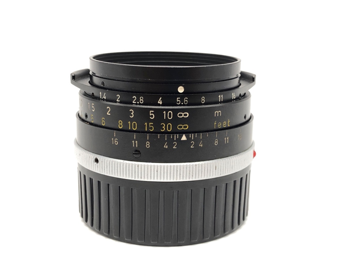 【中古】ライカ ズミルックスM 35/1.4 クロームストッパー付 ブラック