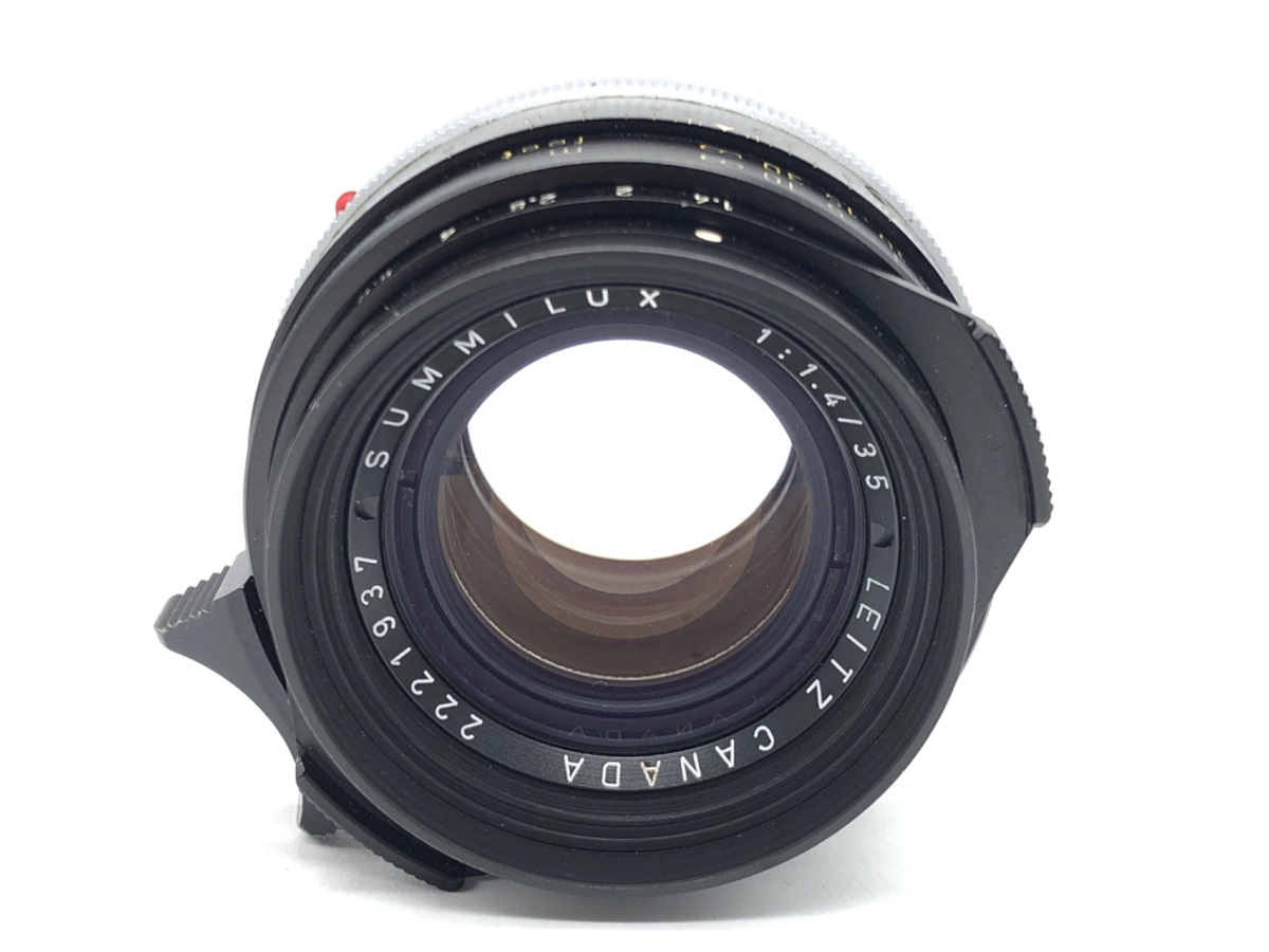 【中古】ライカ ズミルックスM 35/1.4 クロームストッパー付 ブラック