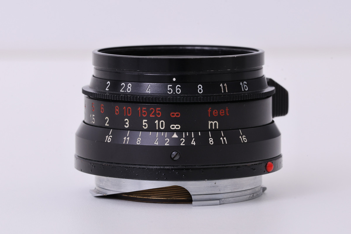 【中古】ライカ ズミクロンM 35mm F2 ブラックペイント 8枚玉