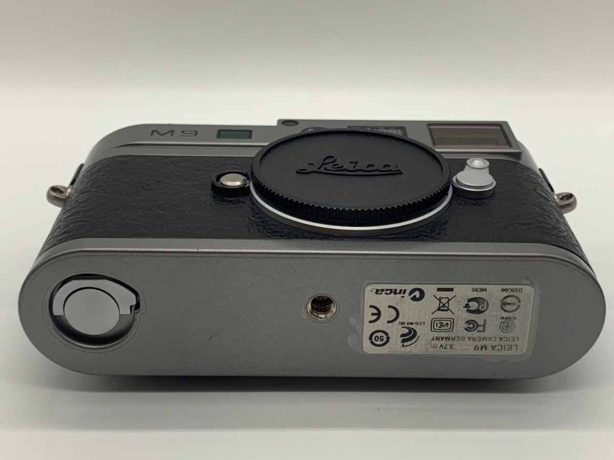 【中古】ライカ M9 スチールグレー オーストリッチ ブラック