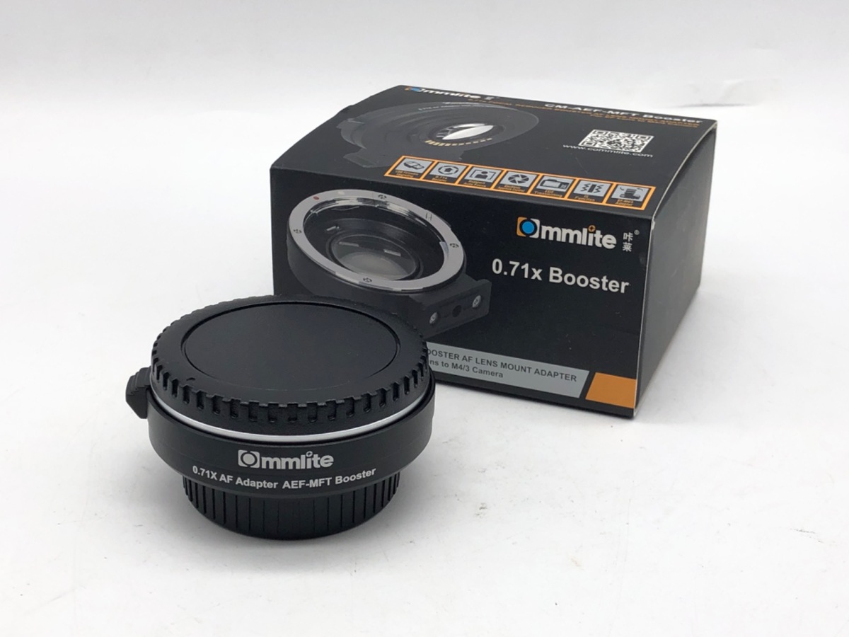 【中古】Commlite CM-AEF-MFT  Booster 電子マウントアダプター [レンズ側：キヤノンEF ボディ側：マイクロフォーサーズ]