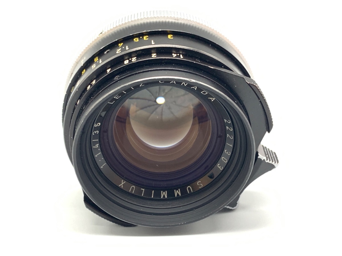 【中古】ライカ ズミルックスM 35mm F1.4 ブラックストッパー付 ブラック