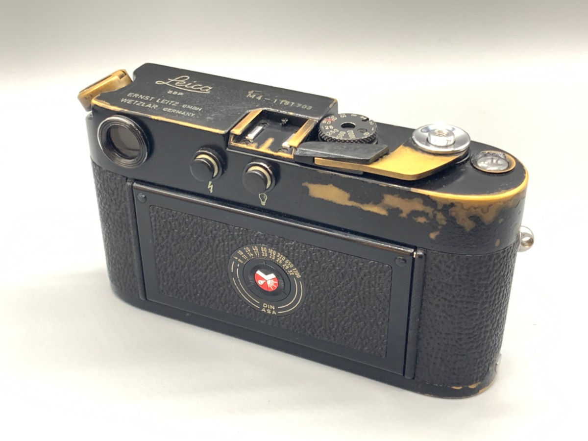 【中古】ライカ M4 ボディ ブラックペイント (シリアルナンバー1181501-1182000)