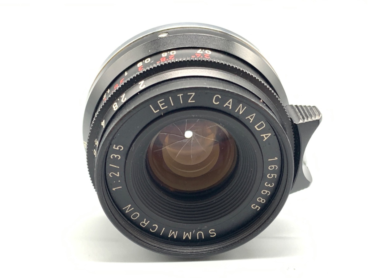 【中古】ライカ ズミクロンM 35mm F2 ブラッククローム 8枚玉