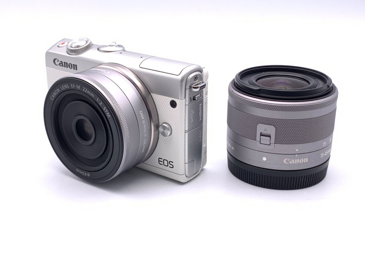 カメラ新品 キャノン Canon EOS M100 レンズキット ホワイト - ミラー ...