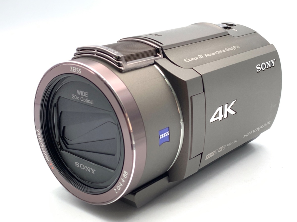 中古：AB(良品)】ソニー デジタル4Kビデオカメラレコーダー FDR-AX45