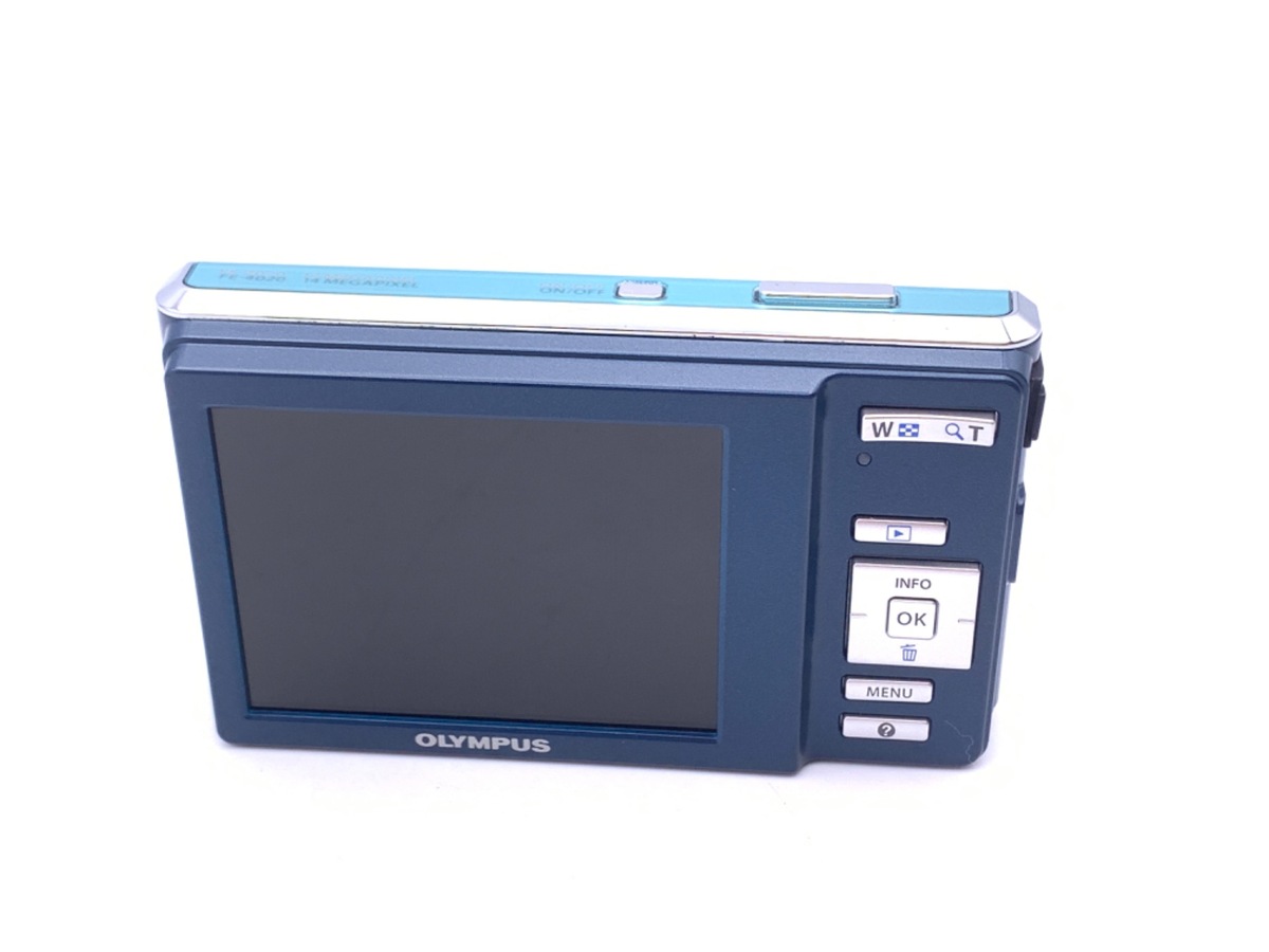 OLYMPUS デジカメ fe4020 ライトブルー 箱 フルセット - メルカリ
