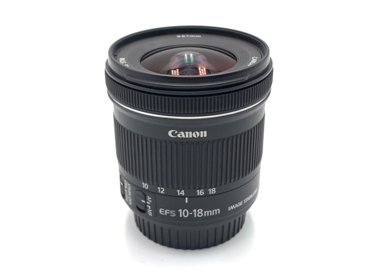 中古：C(やや難あり)】キヤノン EF-S10-18mm F4.5-5.6 IS STM