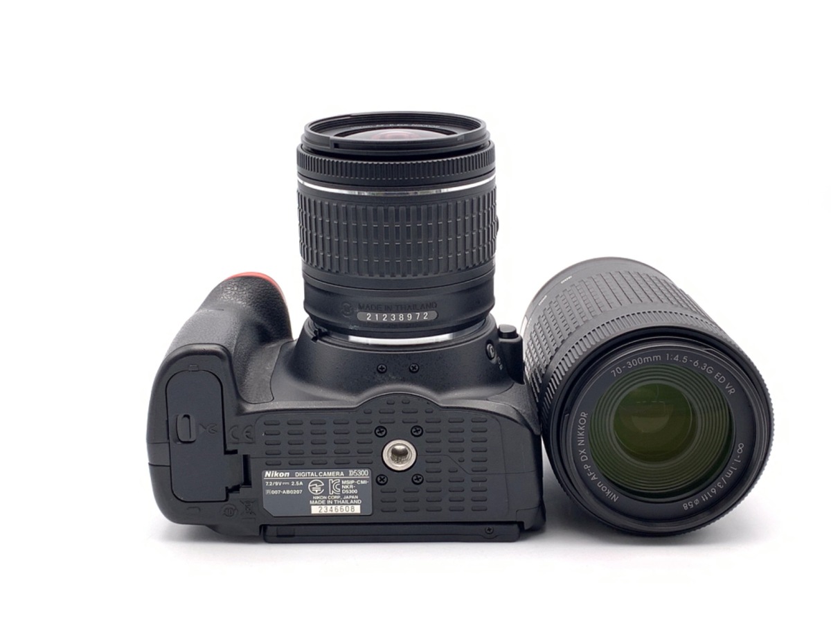 Nikon D5300 AF-P ダブルズームキット BLACK | chidori.co