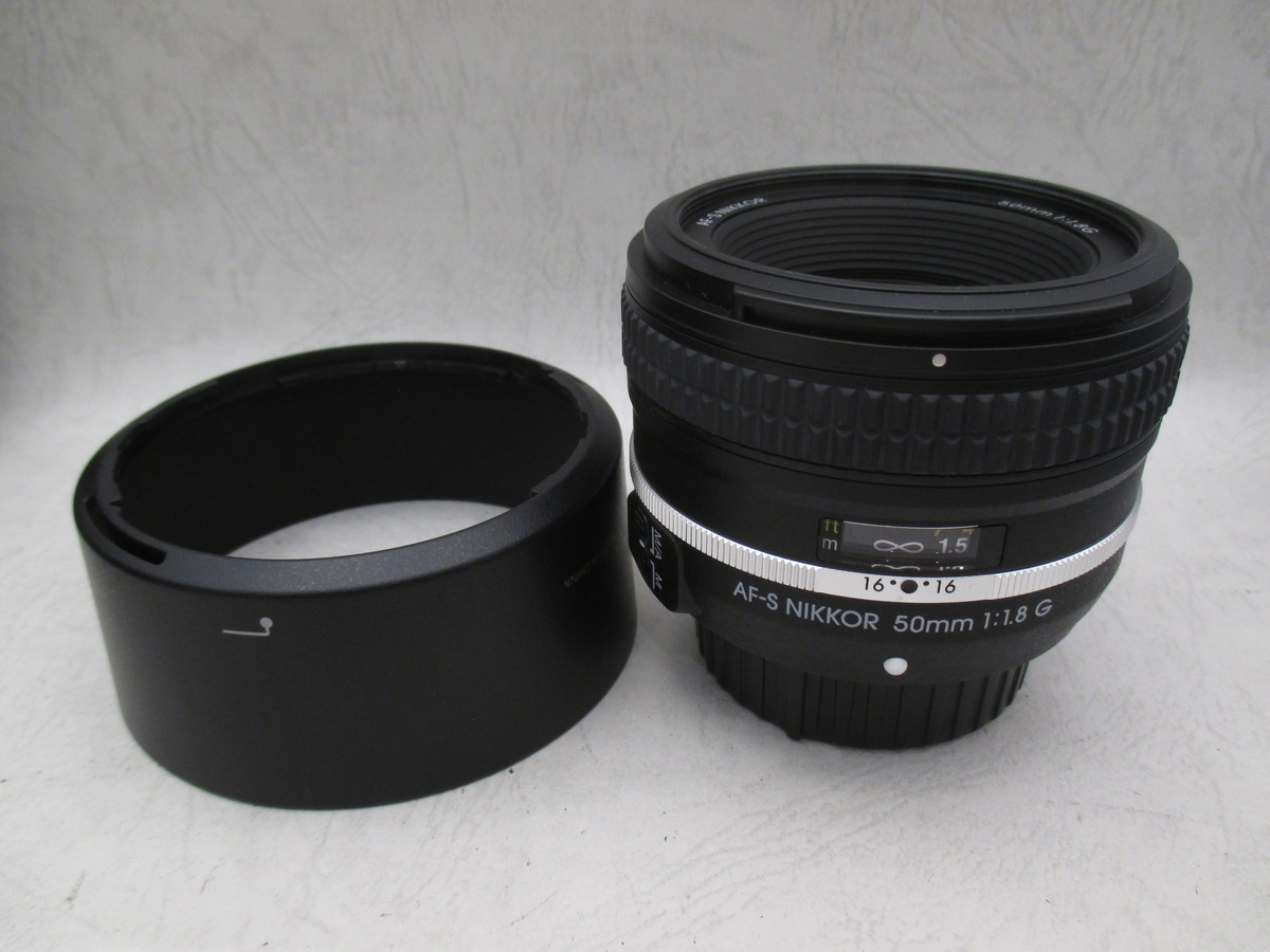 レンズ(単焦点)美品 AF-S NIKKOR 50mm f/1.8G フィルター付き - レンズ