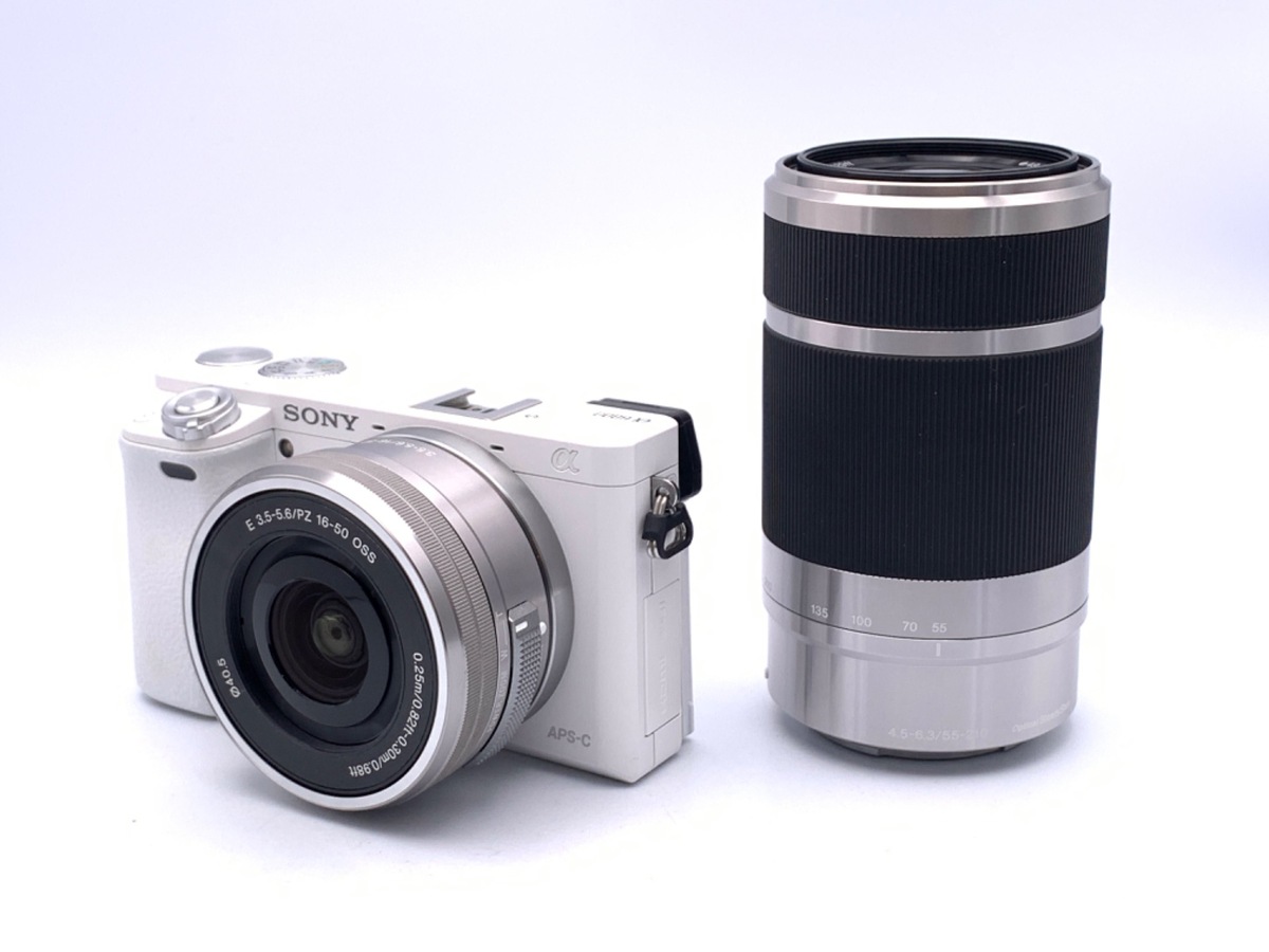 SONY α6000 ダブルズーム ILCE-6000Y(W) ホワイト ソニー - デジタルカメラ