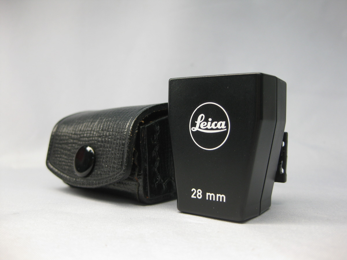 Leica 28mm Brightline Finder, Late Version, Black Plastic