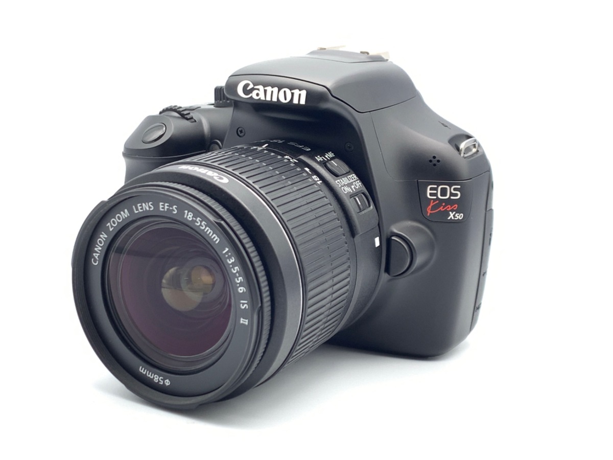 カメラEOS Kiss X50 + EF-S 18-55 IS Ⅱ レンズキット