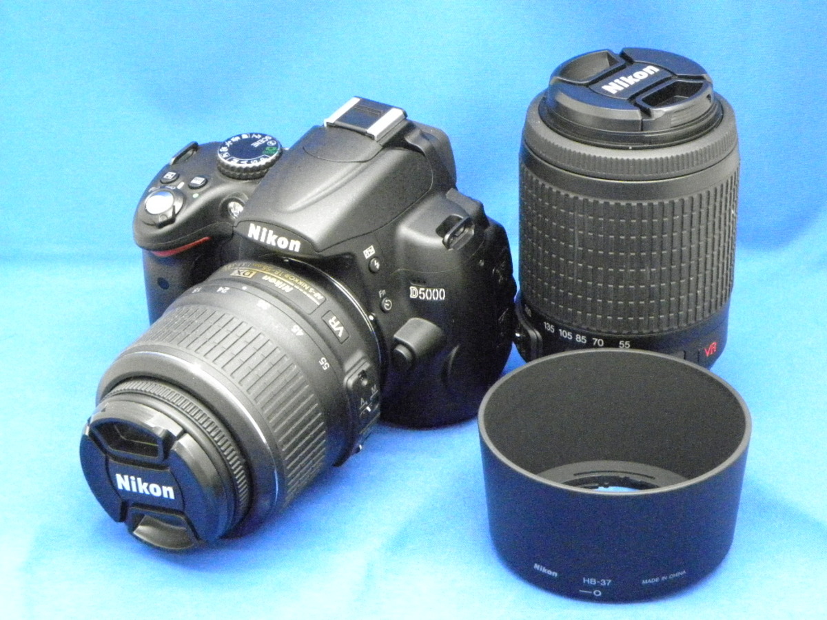 【G2093】Nikon D5000 ダブルズーム ニコン 一眼レフカメラ