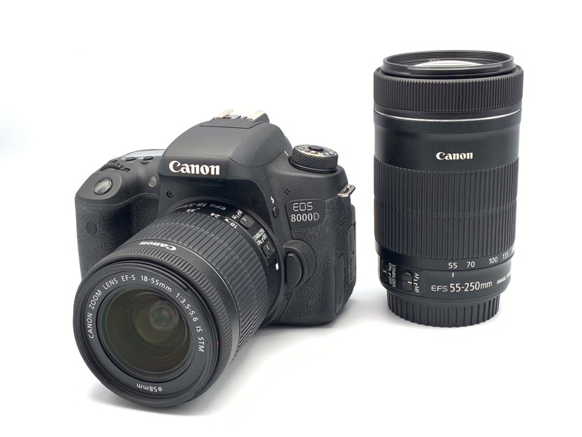 Canon EOS 8000D 標準＆望遠ダブルレンズセット - デジタルカメラ