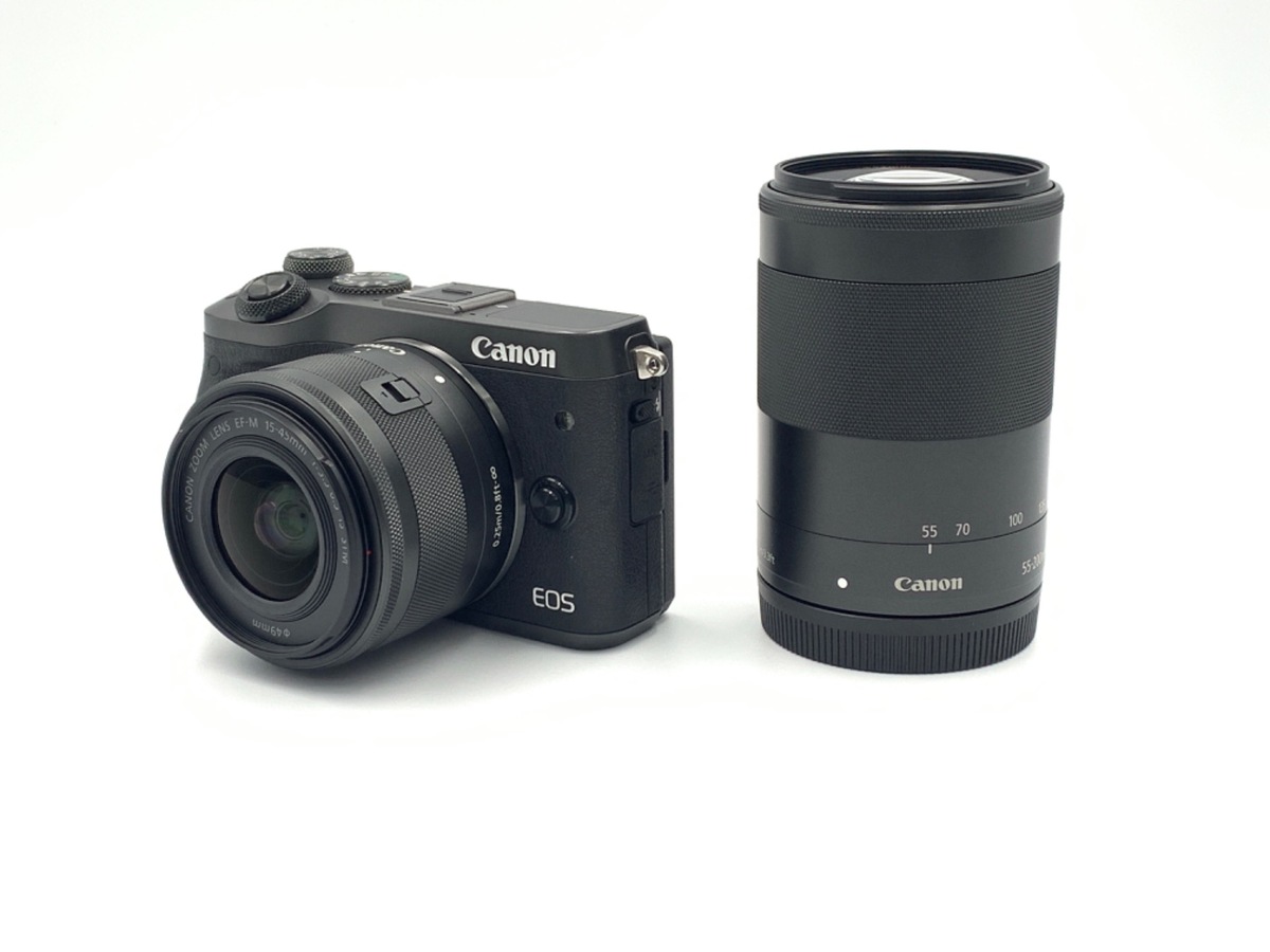 カメラ【美品】Canon EOS M6 Wズームキット - ミラーレス一眼