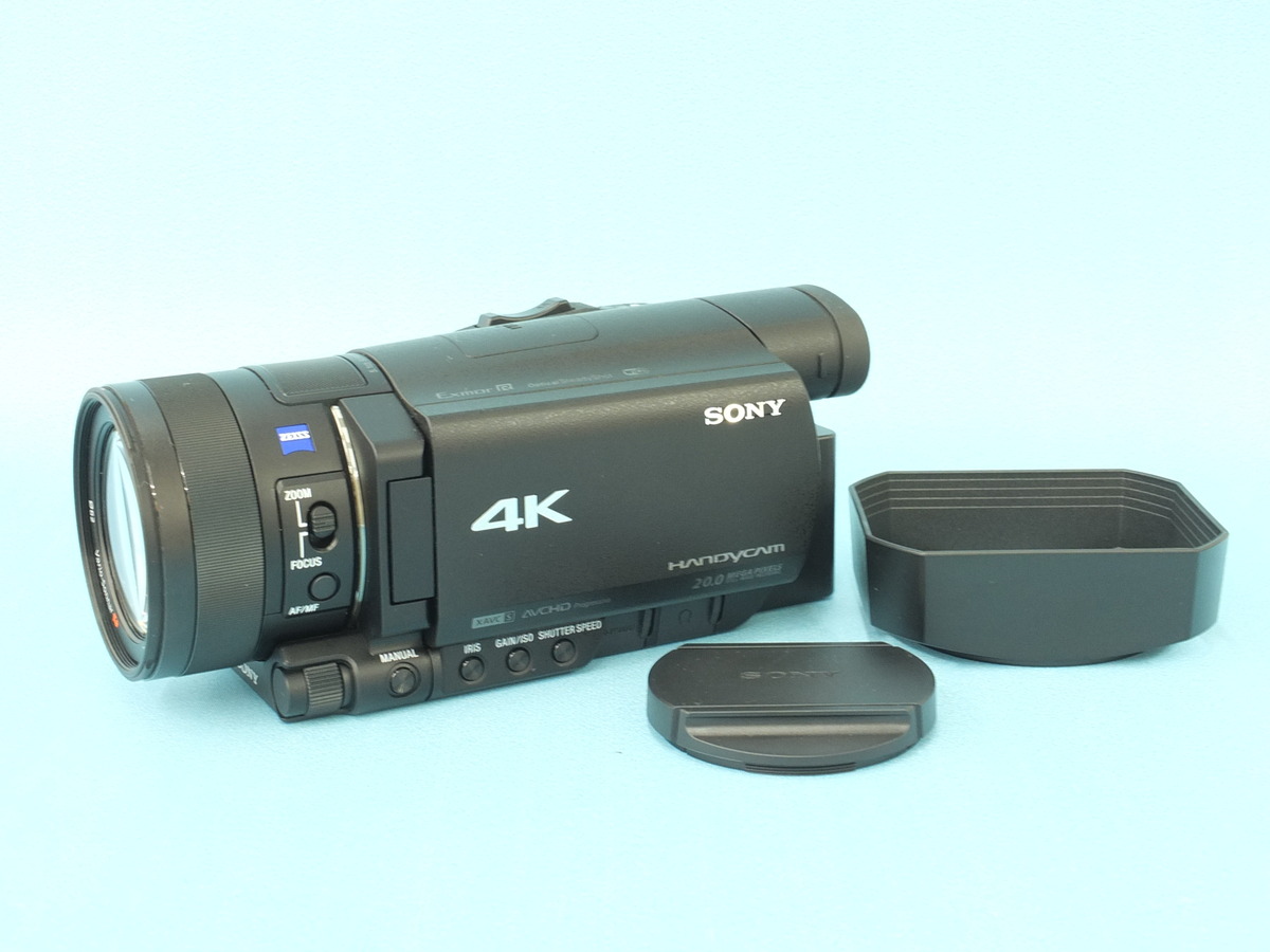 中古：AB(良品)】ソニー デジタル4Kビデオカメラレコーダー FDR-AX100