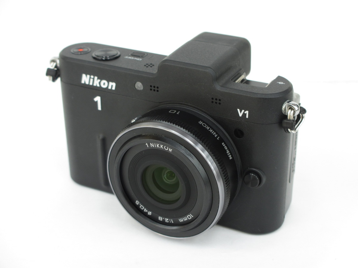 中古：B(並品)】ニコン Nikon1 V1 薄型レンズキット ブラック 