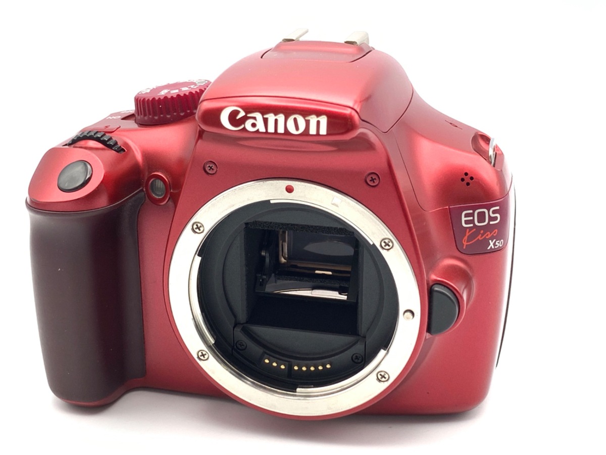 再再販 Canon デジタル一眼レフカメラEOSKissX50 Kiss Canon レッド