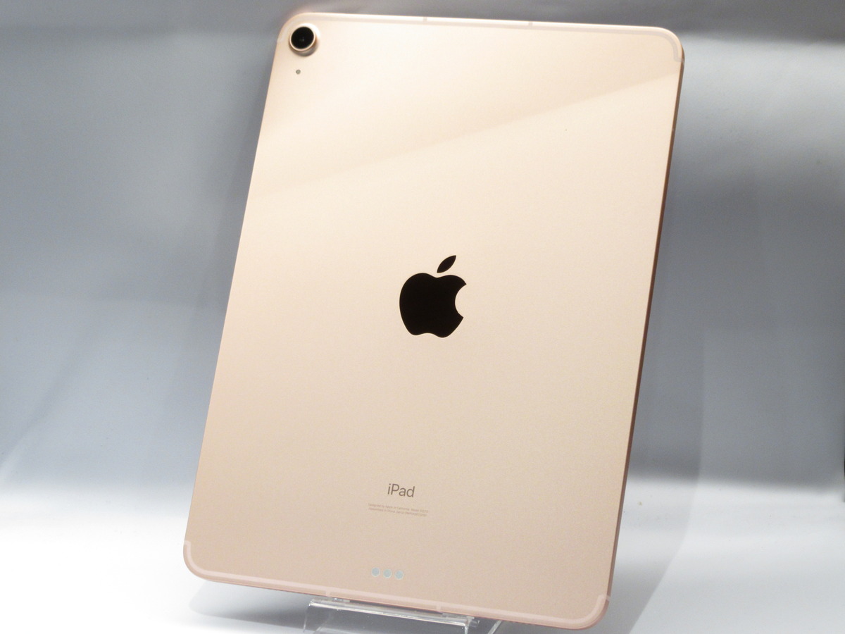 中古：A(美品)】Apple iPad Air 4 10.9 64GB ローズゴールド SIMフリー 