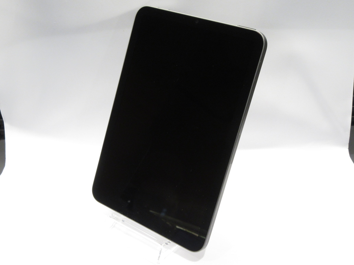 中古：A(美品)】Apple iPad Mini 6 64GB グレー Wi-Fi Only