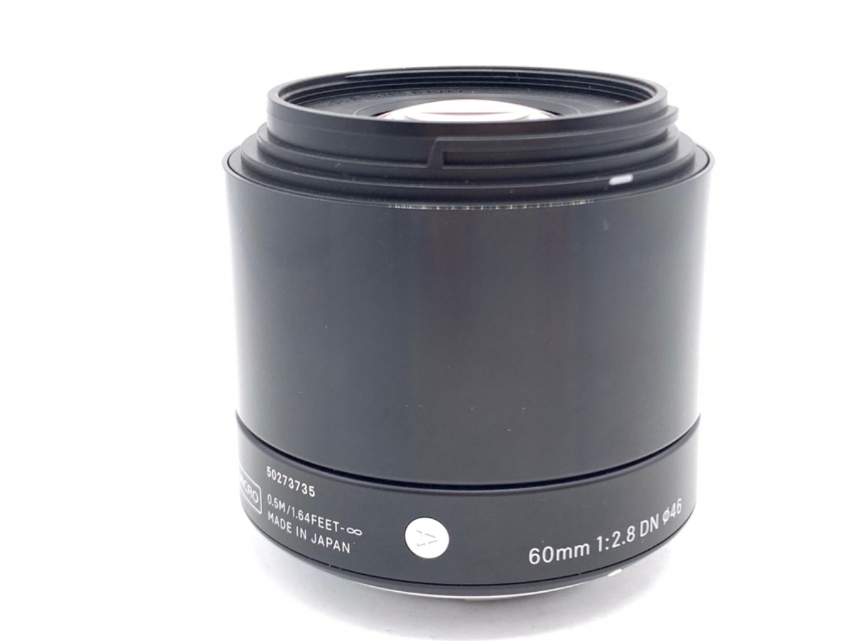 中古】シグマ 60mm F2.8 DN マイクロフォーサーズ用 ブラック