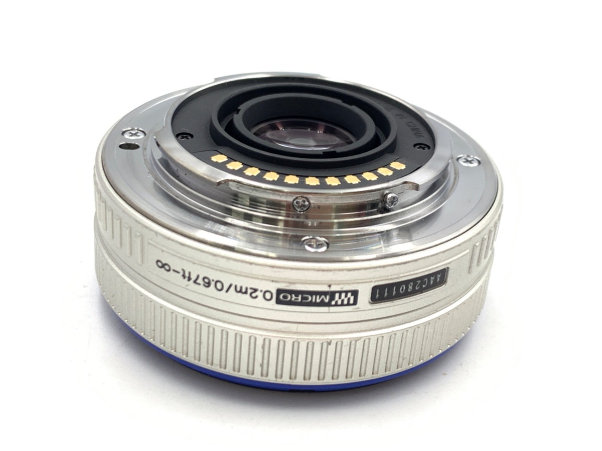 中古：B(並品)】オリンパス M.ZUIKO DIGITAL 17mm F2.8 シルバー