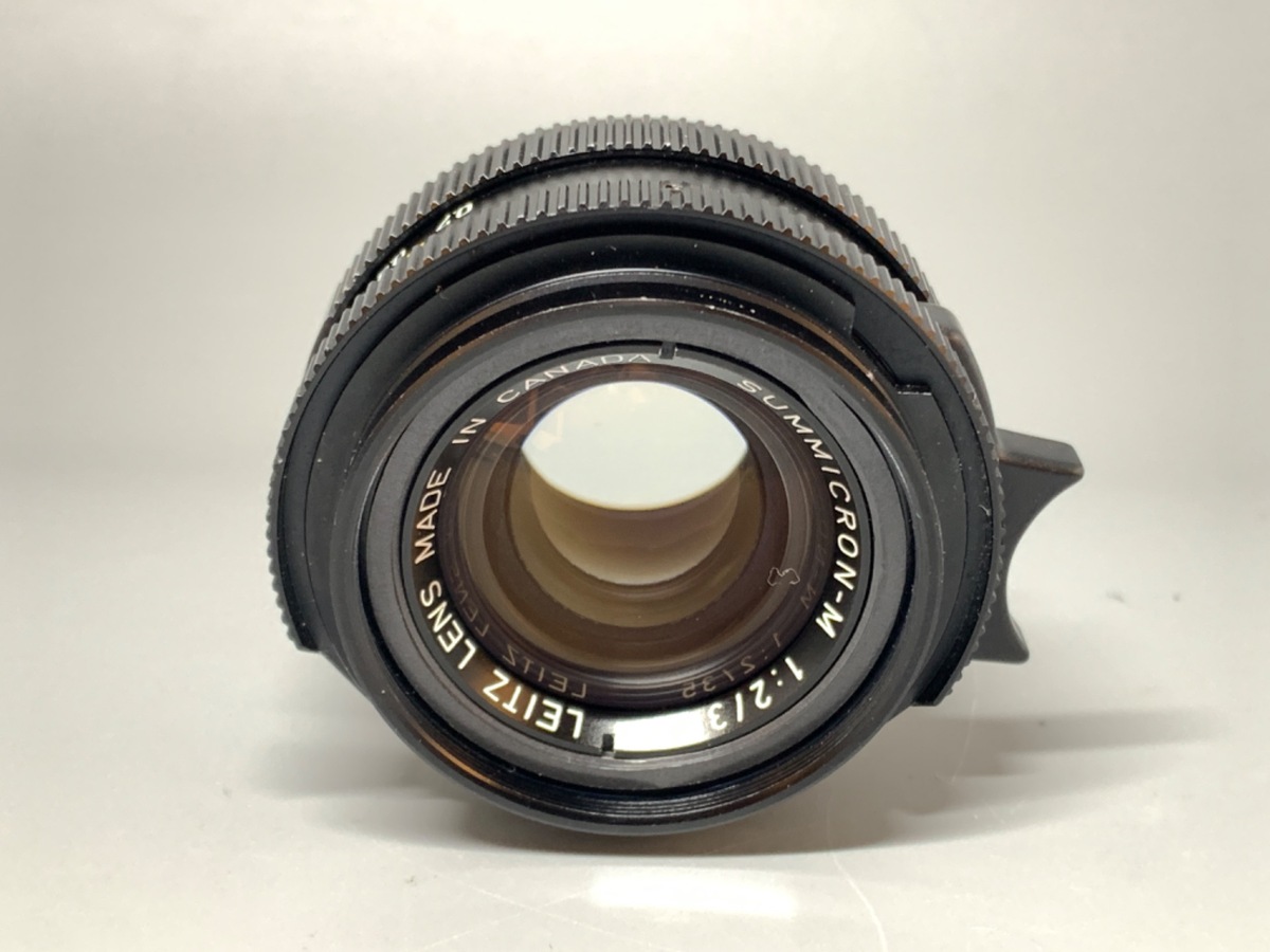 【中古】ライカ ズミクロンM 35/2 ブラック 7枚玉