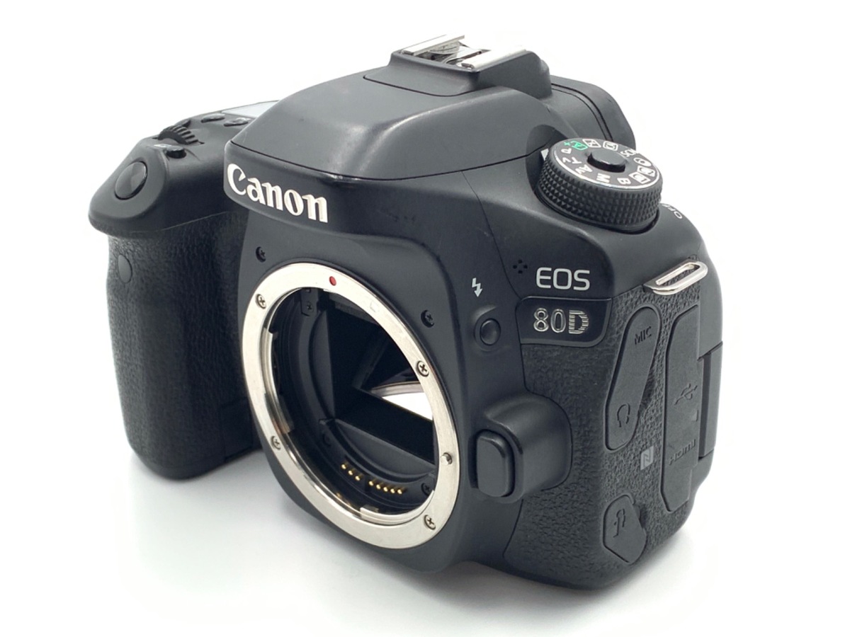 美品】Canon EOS 80D(W) ボディ＋レンズ＋大容量SDカード付き