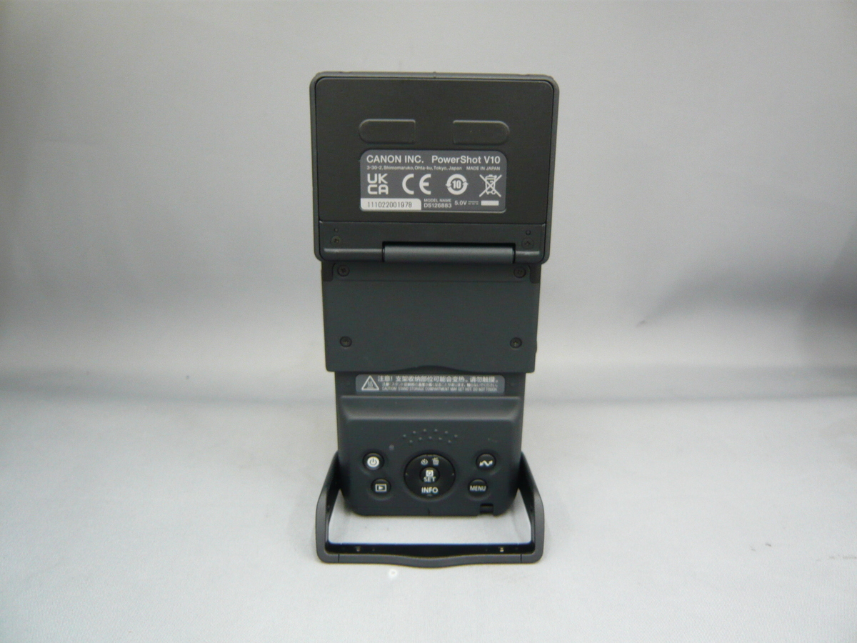 中古】キヤノン PowerShot V10 ブラック｜｜カメラのキタムラ