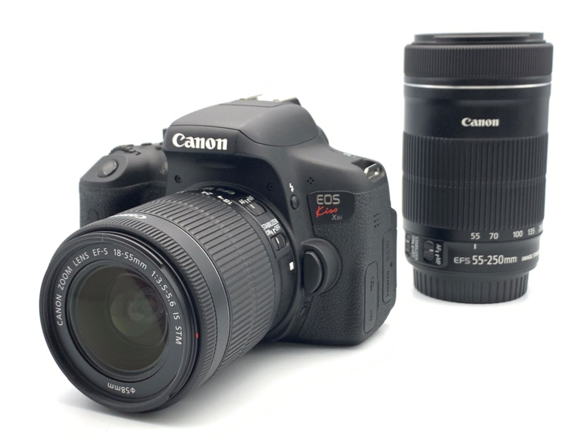送料無用 Canon EOS Kiss X8i ダブルズームキット - カメラ