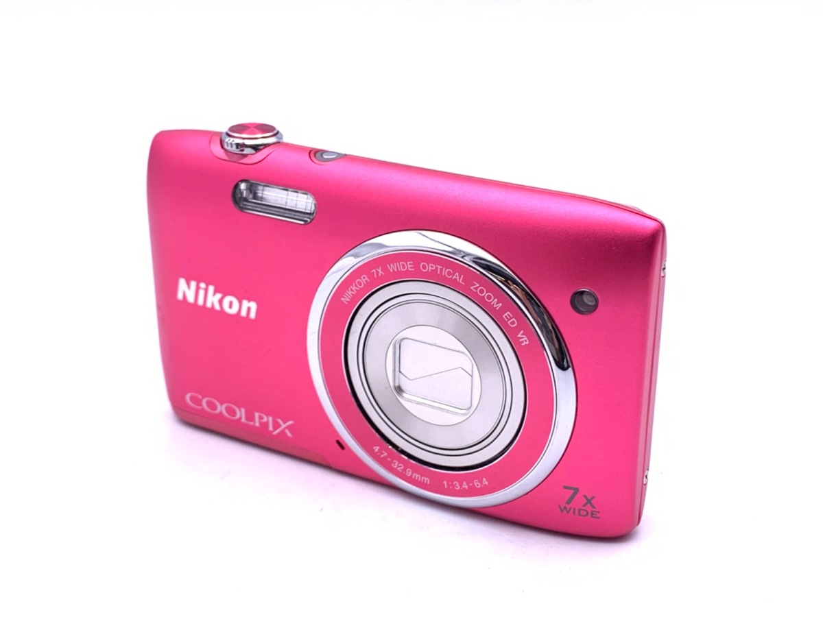 ストラップNikon ニコンCOOLPIX S3500 ピンク デジタルカメラ