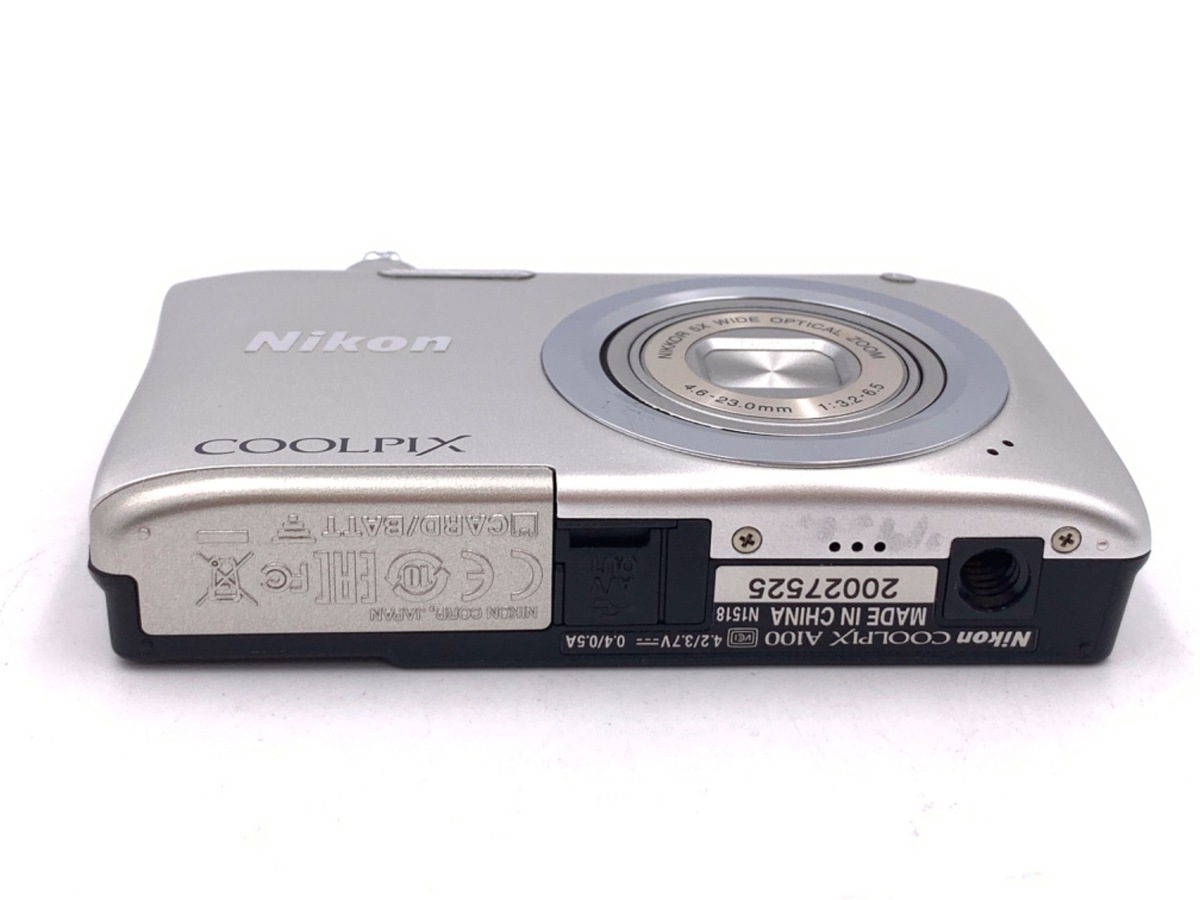 品質は非常に良い 中古】ニコン シルバー｜｜カメラのキタムラネット A100 COOLPIX デジタルカメラ