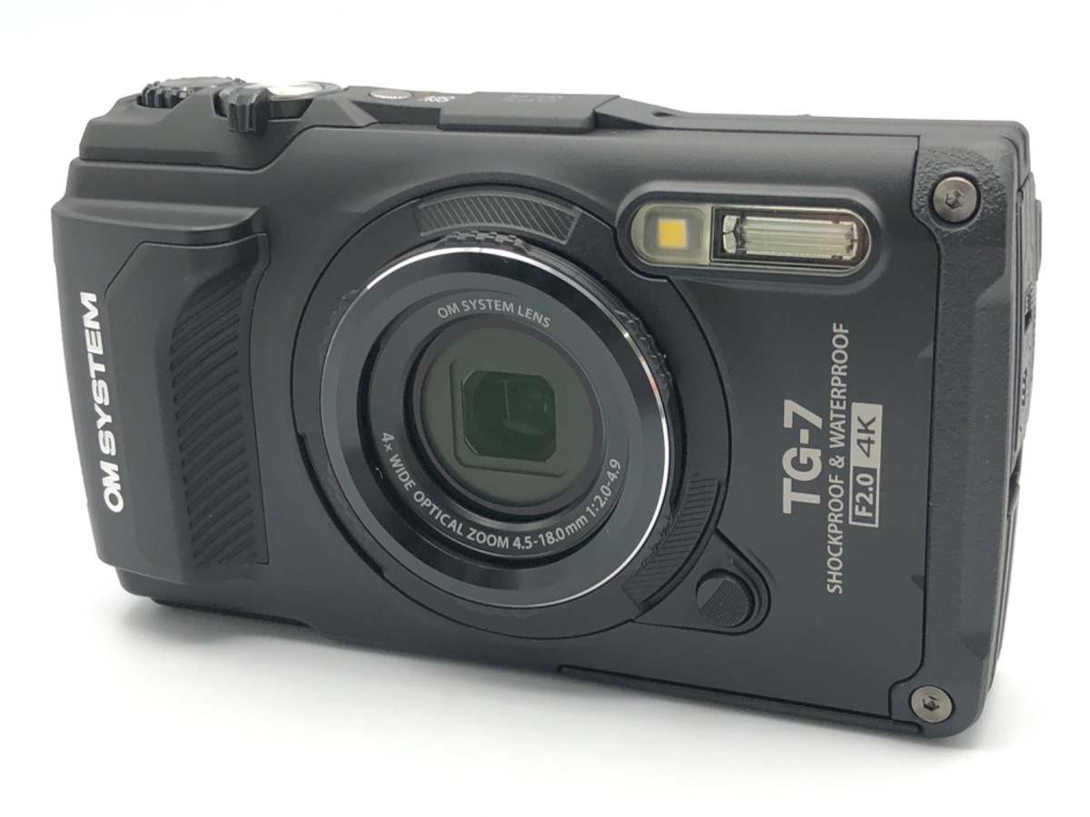 中古：A(美品)】OM SYSTEM Tough TG-7 BLK ブラック | 2442500010635