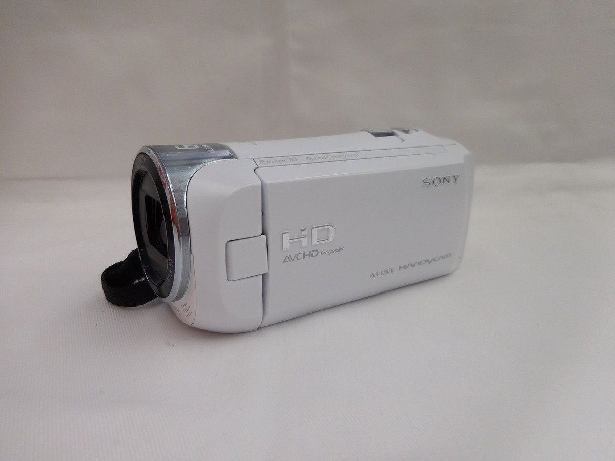 ソニー デジタルHDビデオカメラレコーダー HDR-CX470 W ホワイト
