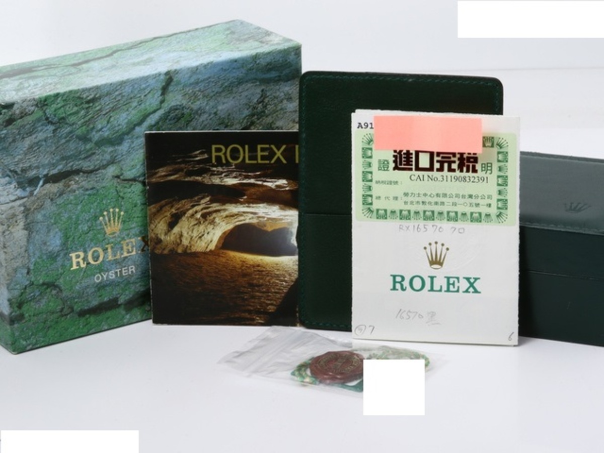ロレックス(ROLEX) エクスプローラーII ブラック 16570 ステンレススティール