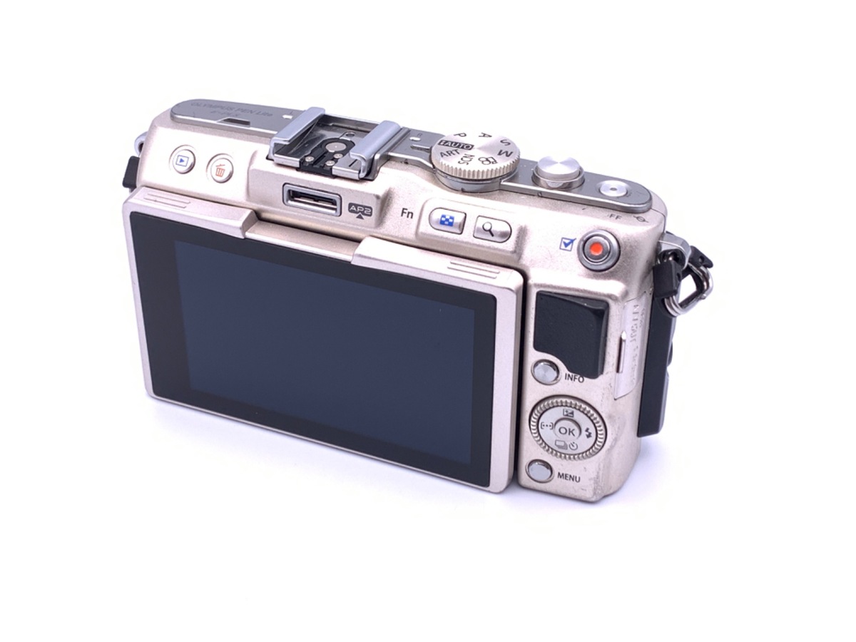 中古：C(やや難あり)】オリンパス PEN Lite E-PL5 ボディ シルバー 
