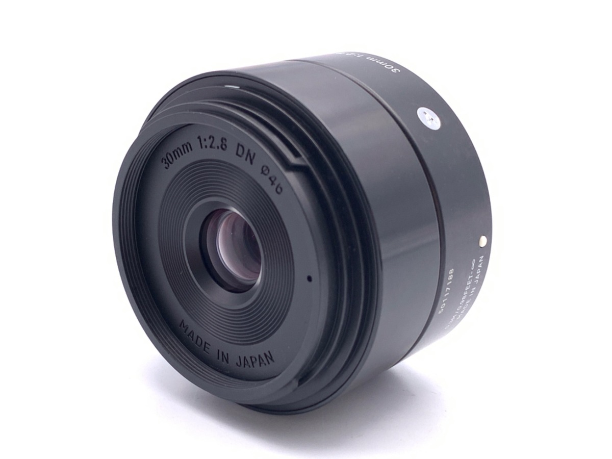 【中古】シグマ 30mm F2.8 DN ソニーEマウント用 ブラック