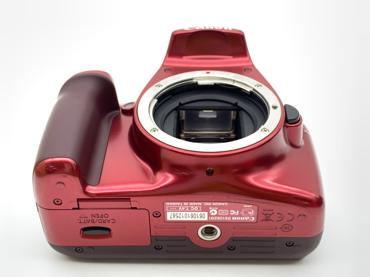 Canon EOS Kiss X50一眼レフカメラ REDレッド - デジタルカメラ