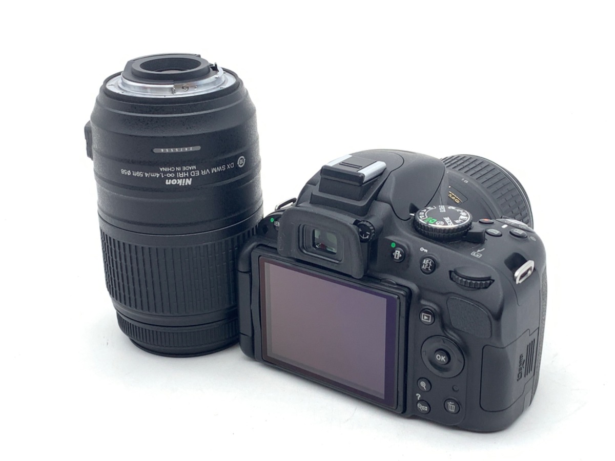 NIKON 一眼レフカメラ D5100 ダブルズームキット（中古】ニコン