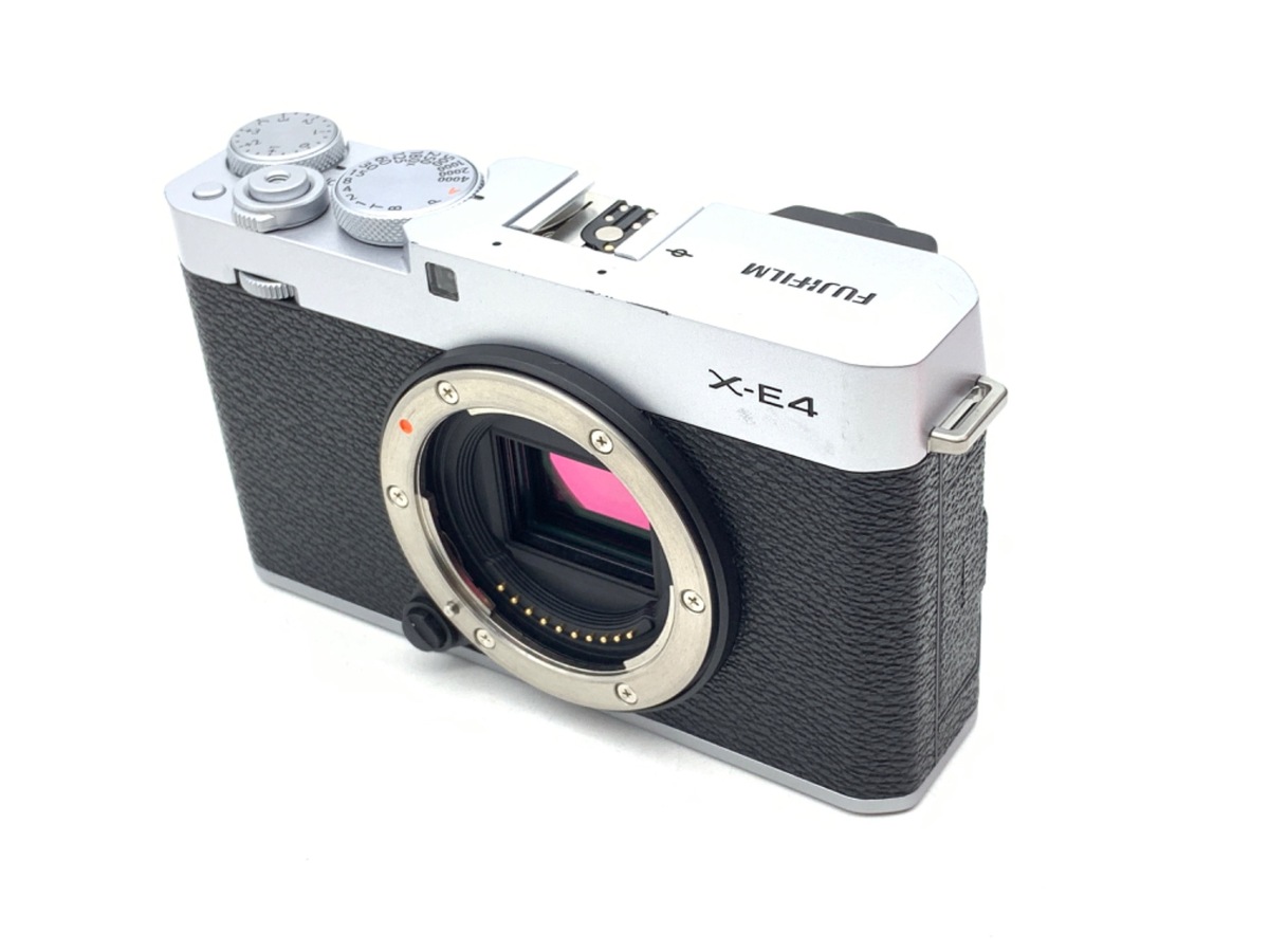 中古：AB(良品)】フジフイルム X-E4 ボディ シルバー